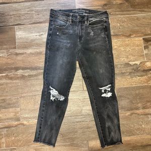 American Eagle Hi-Rise Jegging Crop Size 6 Regular